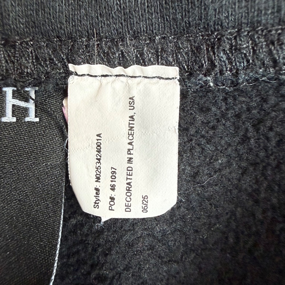 Ninth Hall Koi Fish Graphic Cargo Jogger Sweatpants Black Y2K Streetwear Sz L - Picture 8 of 10
